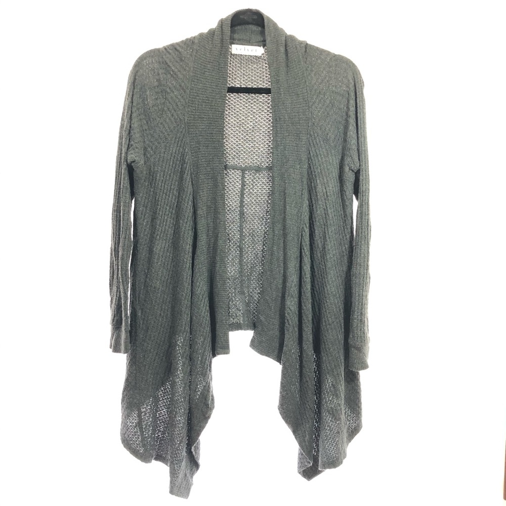 velvet by graham & spencer open front sweater S